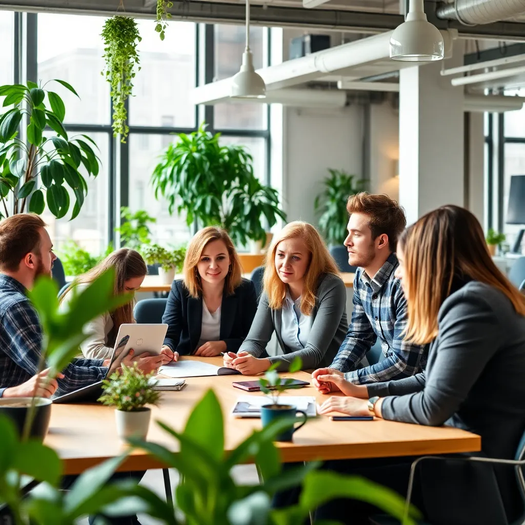Nederlands team in collaboratieve werkomgeving