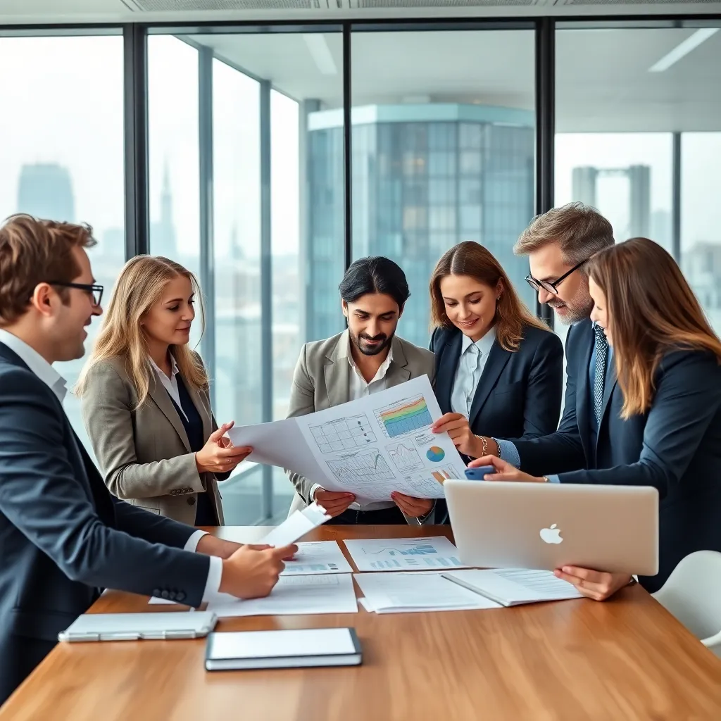 Nederlands managementteam in strategische planning sessie