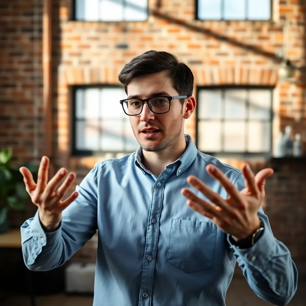 Nederlandse zakenvrouw geeft presentatie over strategisch denken