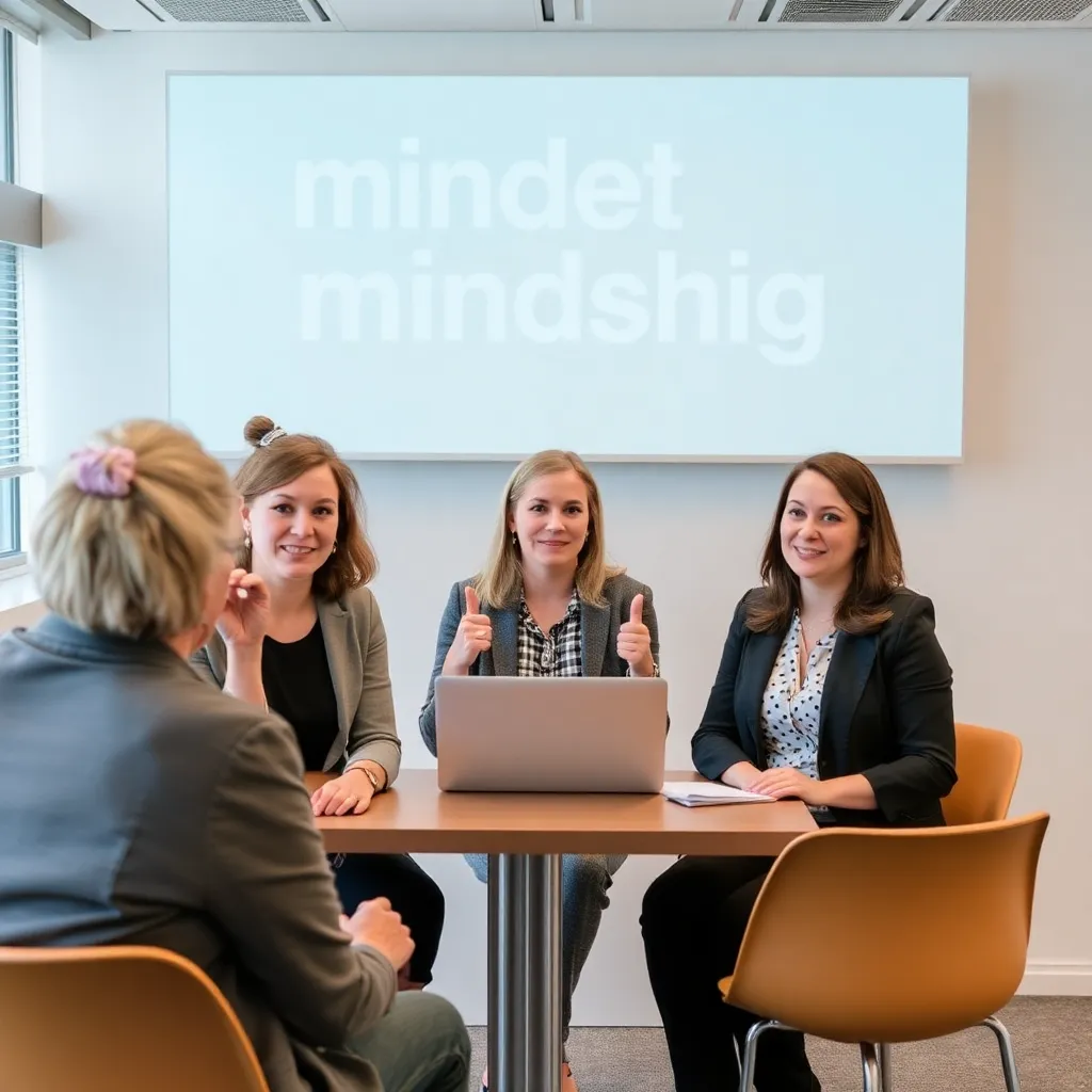 Nederlandse ondernemer geeft presentatie over growth mindset